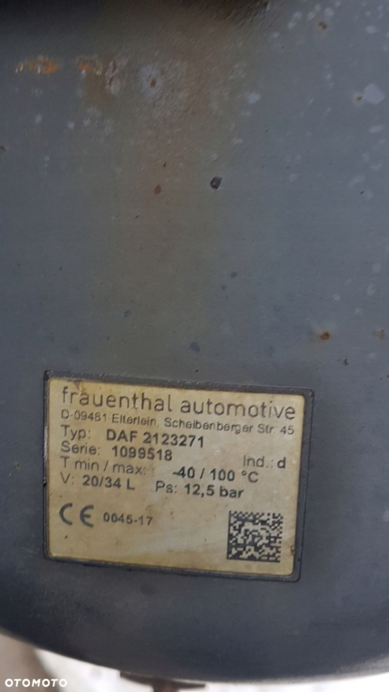 ZBIORNIK BUTLA POWIETRZA 20 , 34 L. DAF XF 106 , CF EURO 6 2123271 - 3
