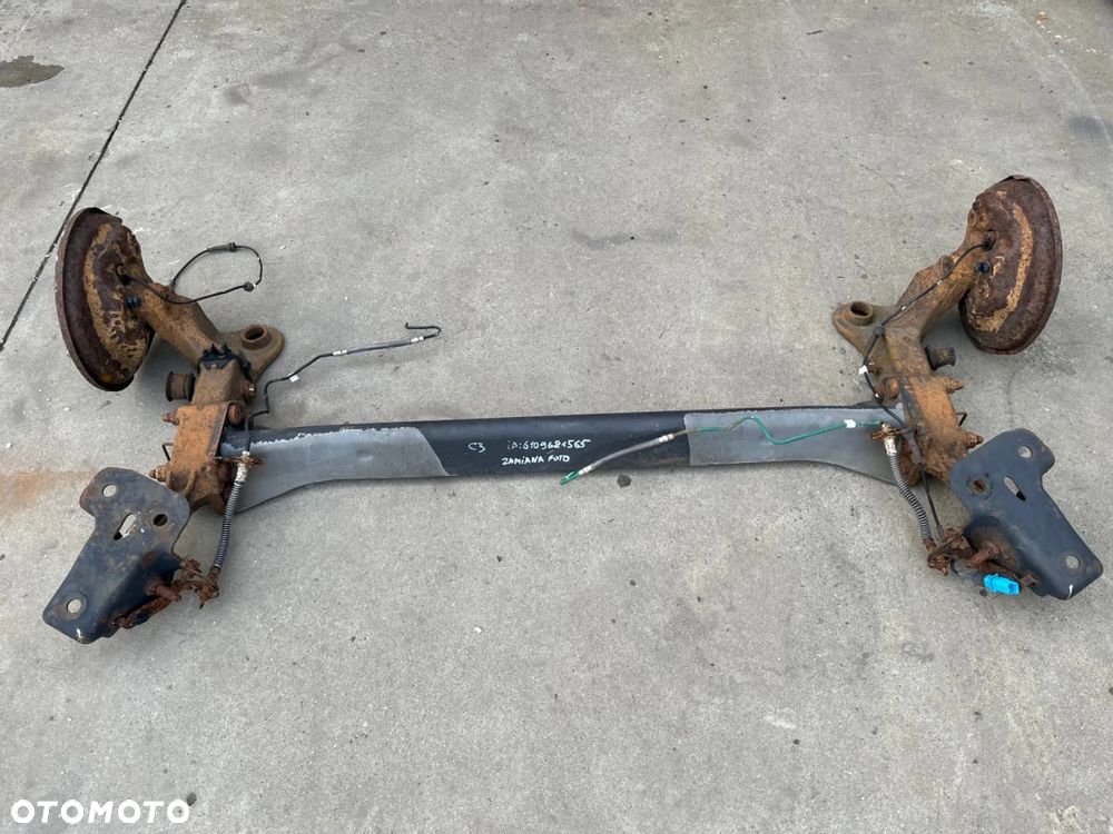 Belka zawieszenia Citroen C3 I 02-09r. oś tylna amortyzatory komplet - 10