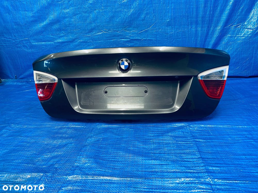 KLAPA TYŁ TYLNA BAGAŻNIKA KOMPLETNA BMW E90 SEDAN LIFT 08R ; LAKIER A22 ORYGINAŁ EUROPA - 8