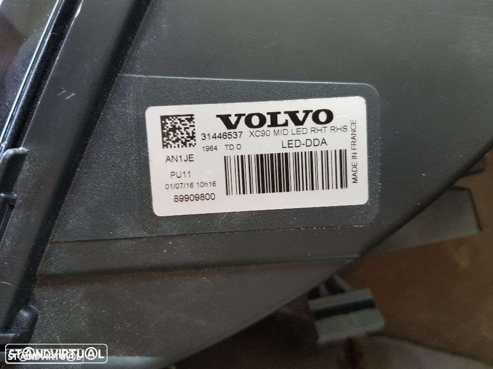 Farol full Led Volvo XC90 lado direito - 3