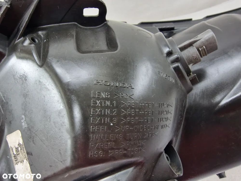 HONDA CR-V CRV IV PRAWA ZWYKŁA USA 12-PRAWA LAMPA PRZEDNIA PRZÓD , NR STANLEY P9621 , NR AUKCJI LL226 - 21