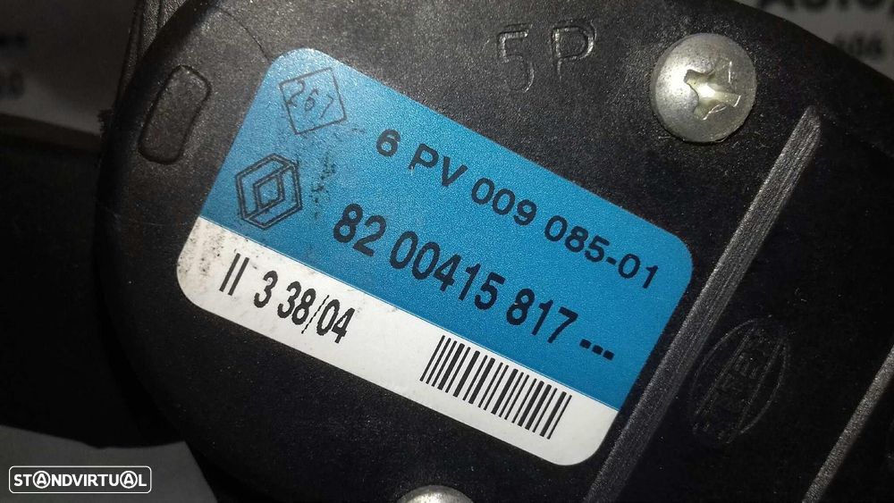 POTENCIOMETRO PEDAL RENAULT LAGUNA II 2005 -8200415817 - 3