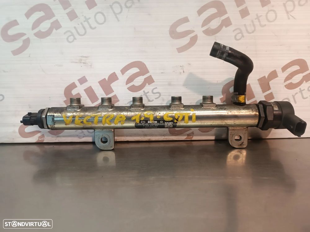 REGUA / RAMPA DE INJECÇÃO COM VALVULAS OPEL ASTRA / VECTRA / ZAFIRA 1.9CDTI 120CV 0445214056 55200266 - 1