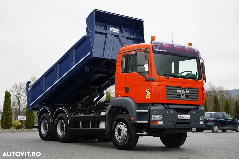 MAN TGA 33.350 / 6x4 / BASCUNĂ / BASCUNĂ HIDRODOXICĂ / MEILLER KIPPER / BORDMATIC / MANUALĂ / IMPORTATĂ - 7