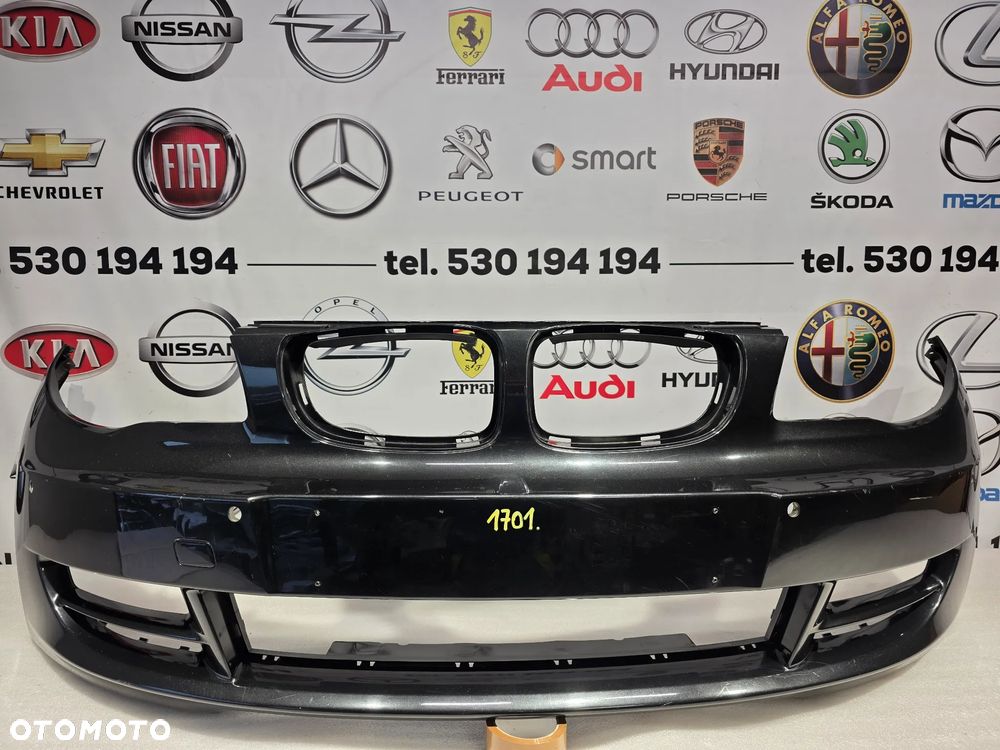 BMW E82 / E88 COUPE / CABRIO 08-12 ZDERZAK PRZEDNI PRZÓD NA 4xPDC , NR 51117166791 / 7166791 , NR AUKCJI NZ1701 - 1