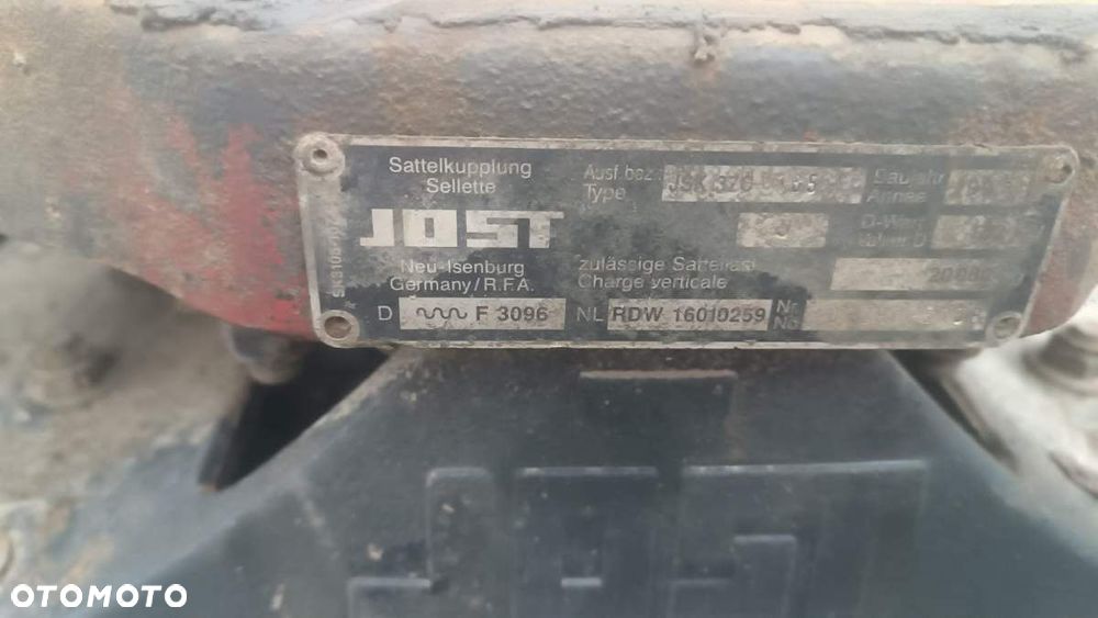 SIODŁO JOST  RENAULT TRUCKS PREMIUM 1996 - 2022 Route 300.16 219 kW [298 KM] 4x2 1996 JSK37C165 - 2