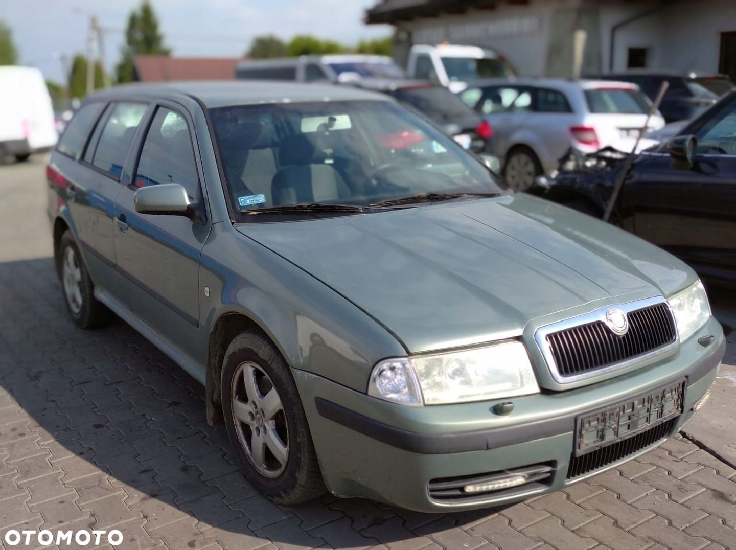 SKODA OCTAVIA I 1U LIFT 00-10 ZDERZAK MASKA LAMPY XENON PAS 9596 M7 / F6G - 1