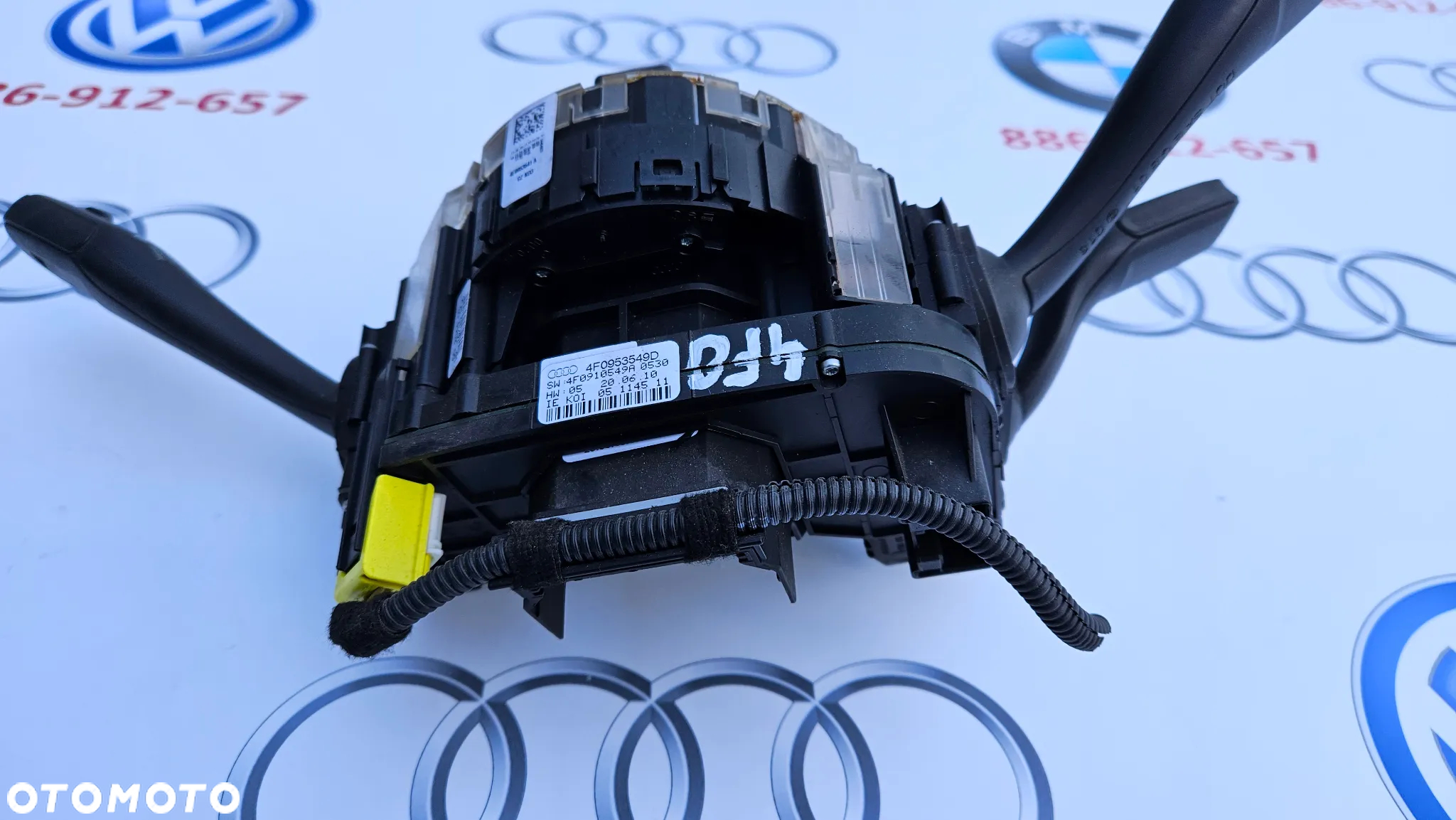 Audi A6 C6 Sedan Lift 2008-2011 Przełącznik zespolony Manetki Pająk Taśma  4E0953541A 4F0953549D - 9