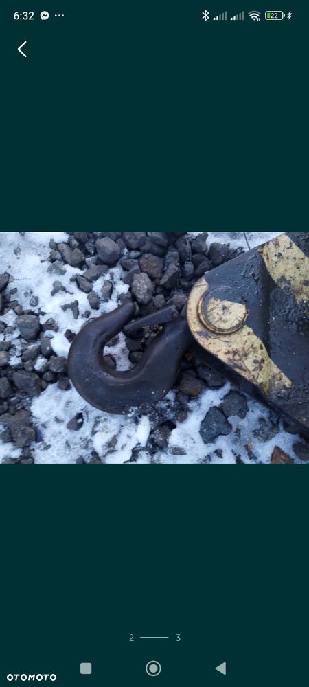 Hak zaczep dźwigu IFA