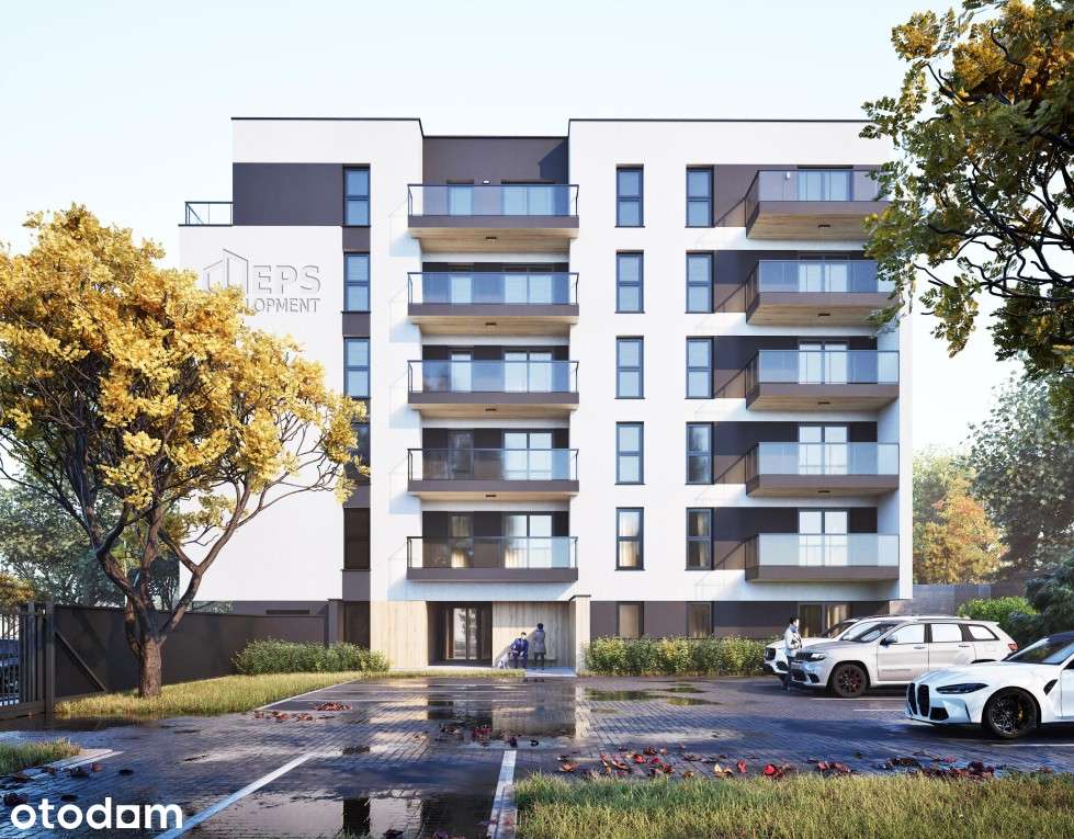 2-pokojowe mieszkanie 47m2, garderoba + balkon