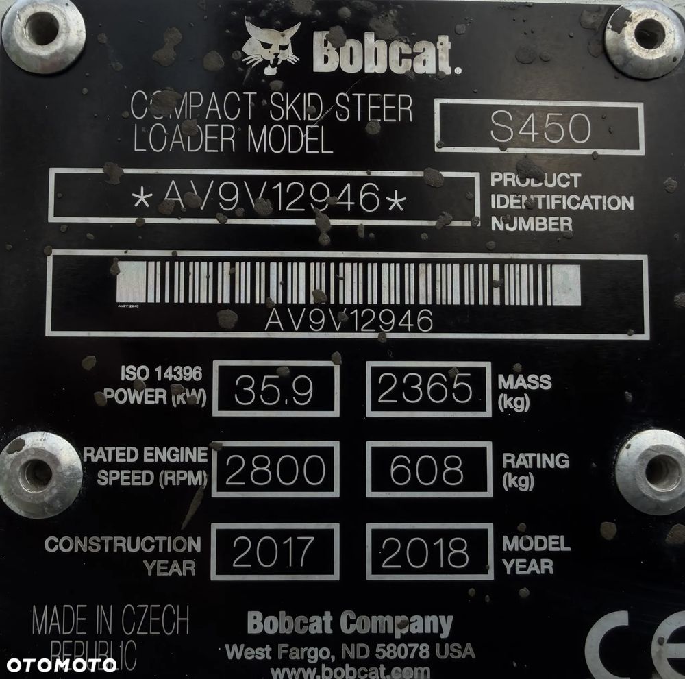 Bobcat S450 ładowarka 4x4 wózek terenowy. Łyżka. Pełne sterowanie z dżojstika jazda i praca. Aktualne serwisy DEKRA 2026r. Dokumentacja Pełna. Silnik Kubota 4cyl 55km. Maszyna Jak Nowa z Salonu! Pochodzi z Norweskiego Gospodarstwa! 2019 rok 1880 mtg! Zero luzów i wycieków. Bardzo mocna i wydajna maszyna o małych gabarytach! Idealna do stajni oraz Budownictwa. OKAZJA TANIO 3 wyjścia Hydrauliczne pod urządzenia!! - 21
