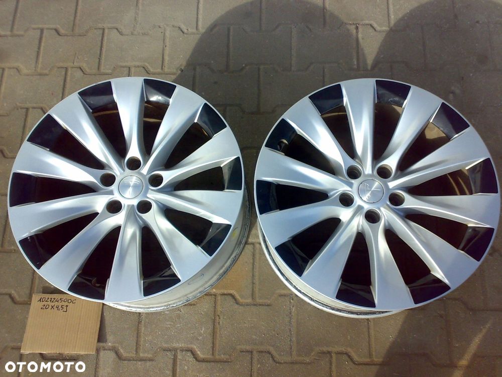 tesla x 2015 - koło felga aluminiowa idealna 20'' 20x9,5j 102724500c - 2