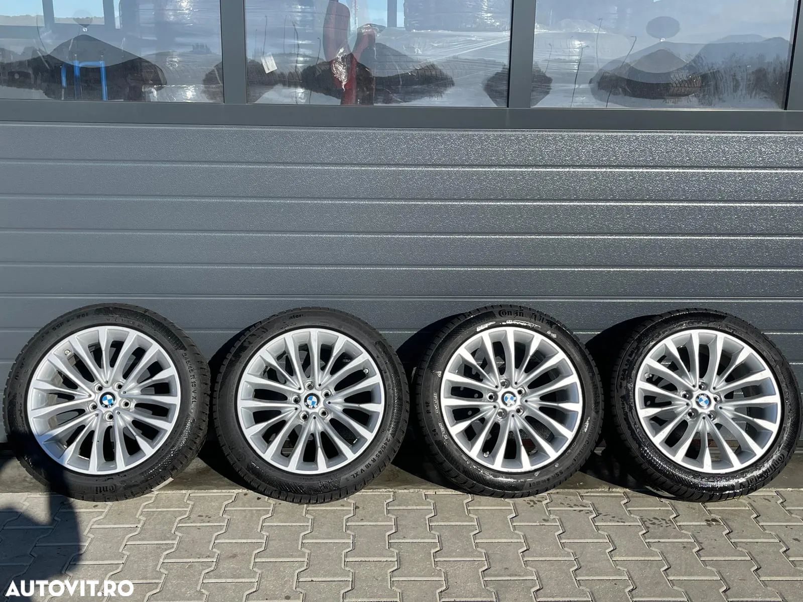 Jante Bmw seria 5 G30 originale 18 inch cu anvelope iarna - 1