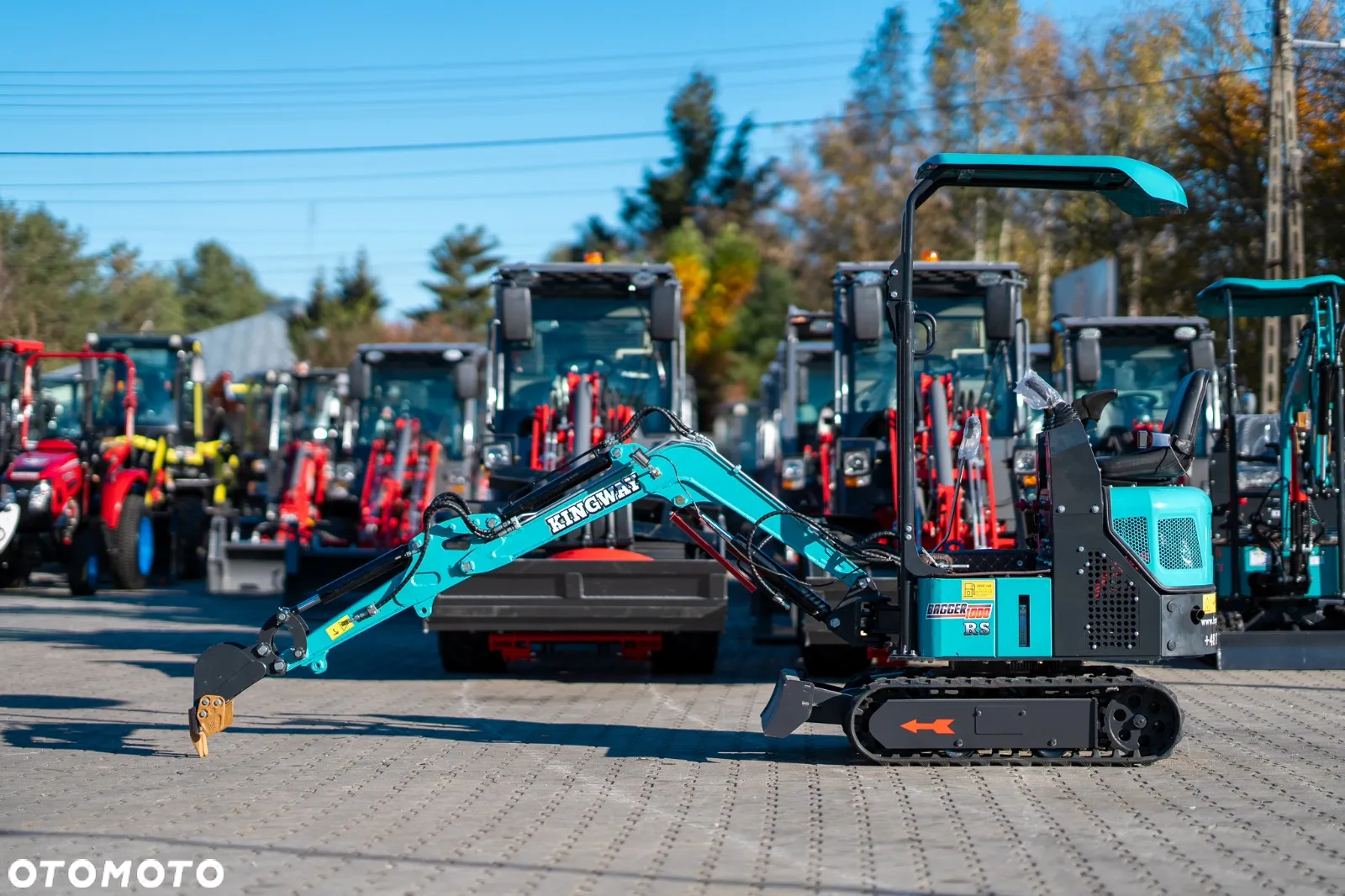 Kingway BAGGER 1000 Joistick Ramię Skrętne 1200kg 3 łyżki - 4