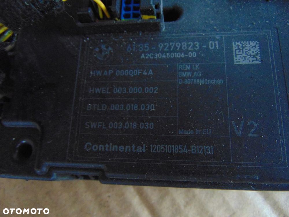 MODUŁ STEROWNIK REM BMW F30 F31 9279823 - 2