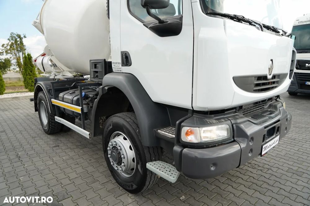 Renault KERAX / 4x4 / BETONIERĂ 5m³ / MANUALĂ / - 9