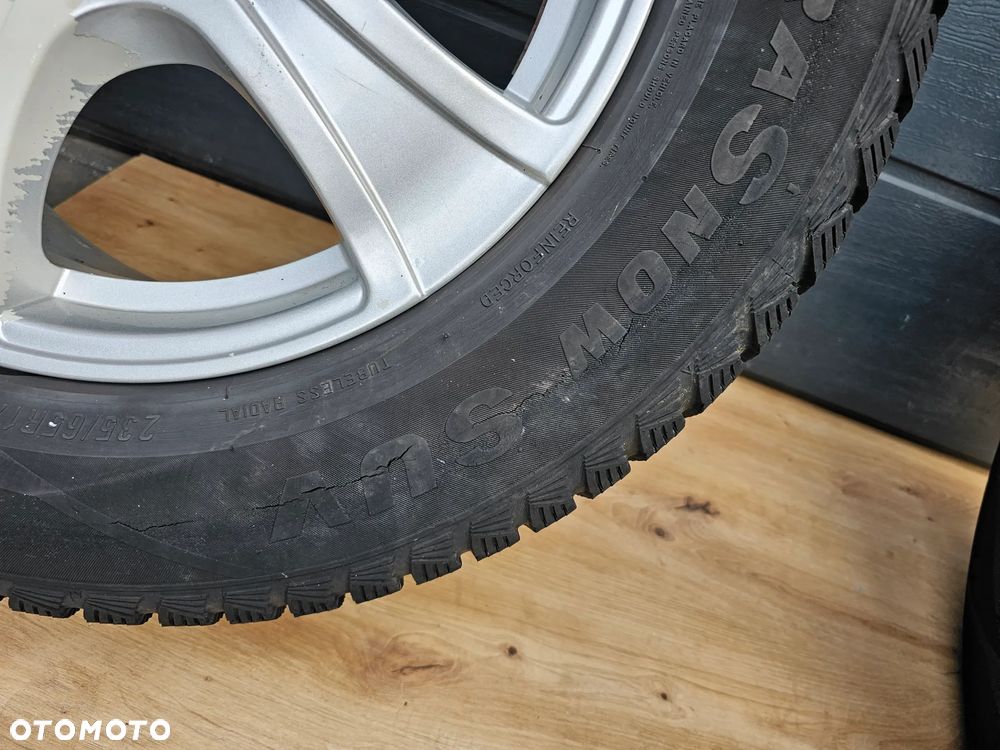 FELGI ALUMINIOWE KOŁA OPONY ZIMOWE OPEL ANTARA CHEVROLET CAPTIVA 17 CALI 5X115 ET43 235/65/17 - 13