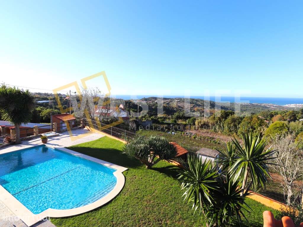 Moradia T3 +1 com Piscina e Soberba Vista sobre o Mar e a Serra de ... - Grande imagem: 2/25