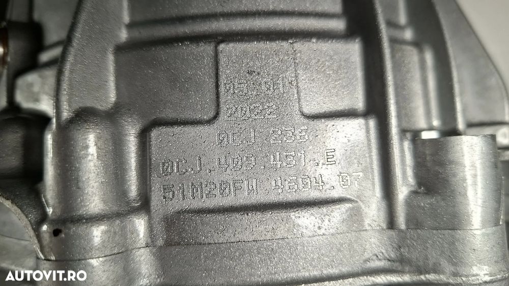 Reductor Cutie Transfer Diferential NOU !!! DSG 0CK DL382 / AUDI Q5 QUATTRO / A4 B9 QUATTRO / A6 C8 QUATTRO / 2015+ - 6