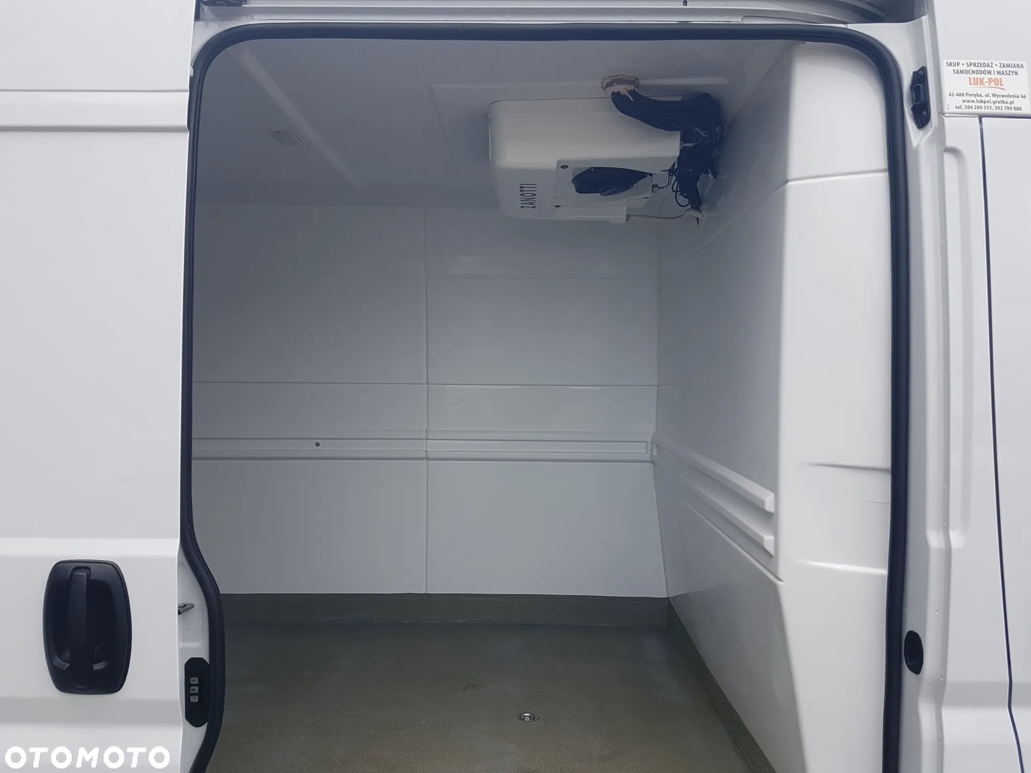 Fiat DUCATO L4H2 CHŁODNIA AGREGAT IZOTERMA MAX DŁUGI WYSOKI ZANOTTI Z250S-D FUNKCJA GRZANIA KLIMA - 18