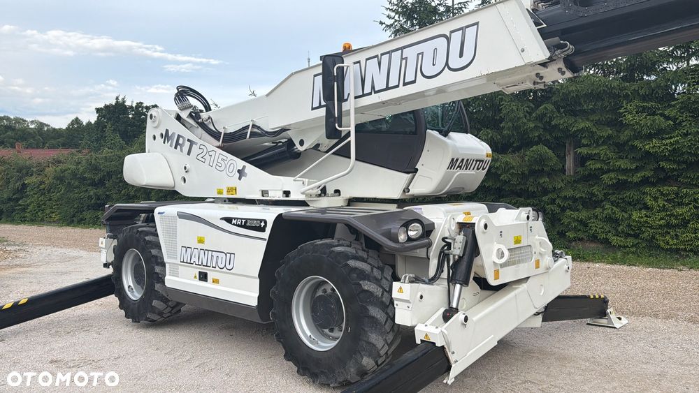 Manitou Ładowarka teleskopowa Manitou Mrt 2150 + Privilage Roto obrotowa 360 Pilot sterowanie radiowe Kosz Widły 2016/17 1840 2550 2540 silnik Mercedes 2150+ Merlo - 20