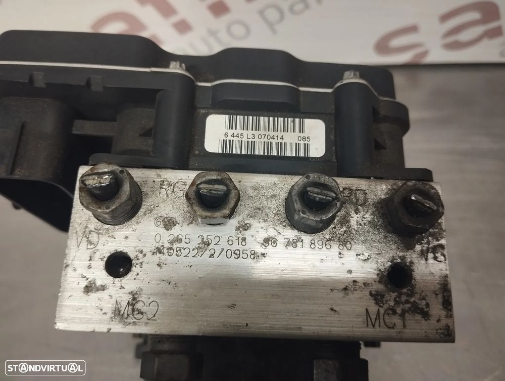 MODULO ABS PEUGEOT 508 / CITROEN DS5 REF. 9678189680 0265252618 9807208180 - 6