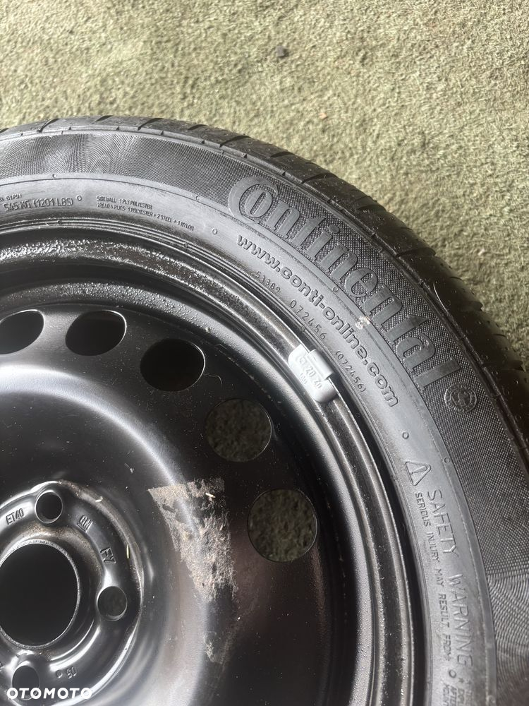4x100 6J16 Et40 OPEL KOLO ZAPSOWE 195/55R16 dojazdowe NOWE corsa d e - 5