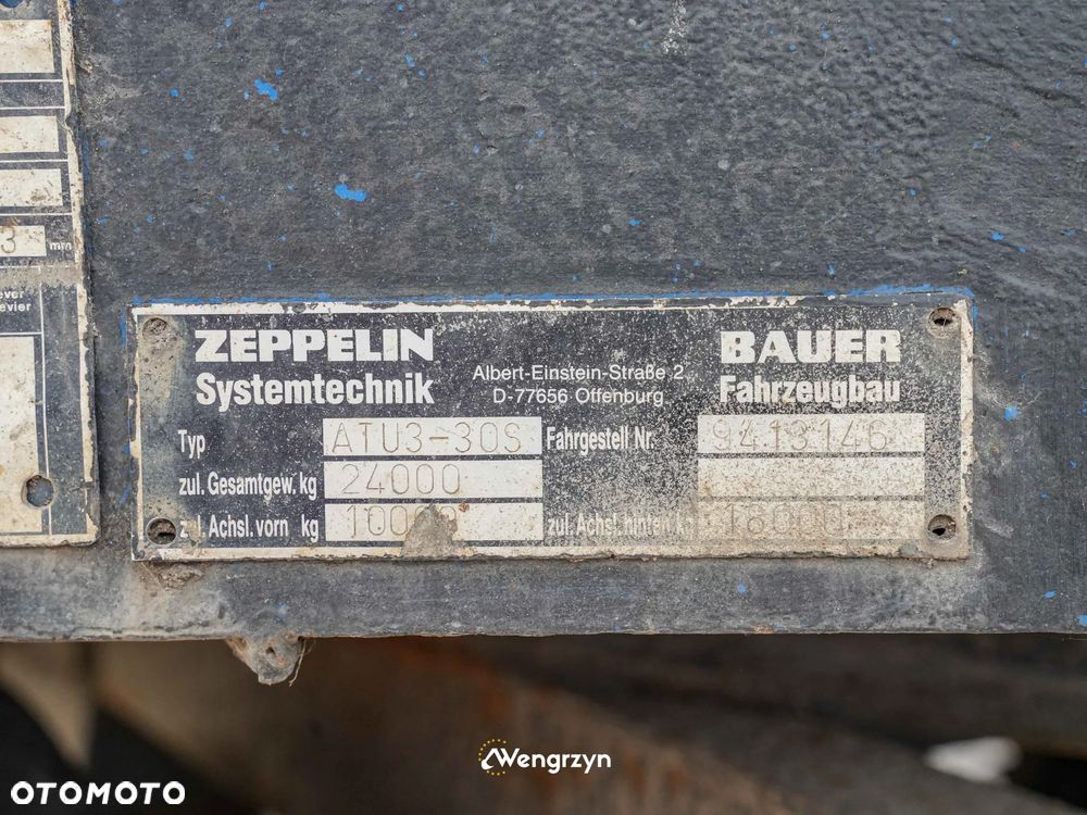 Inny BAUER FAHRZEUGBAU | Przyczepa 3 osiowa z najazdami hydraulicznymi - 32