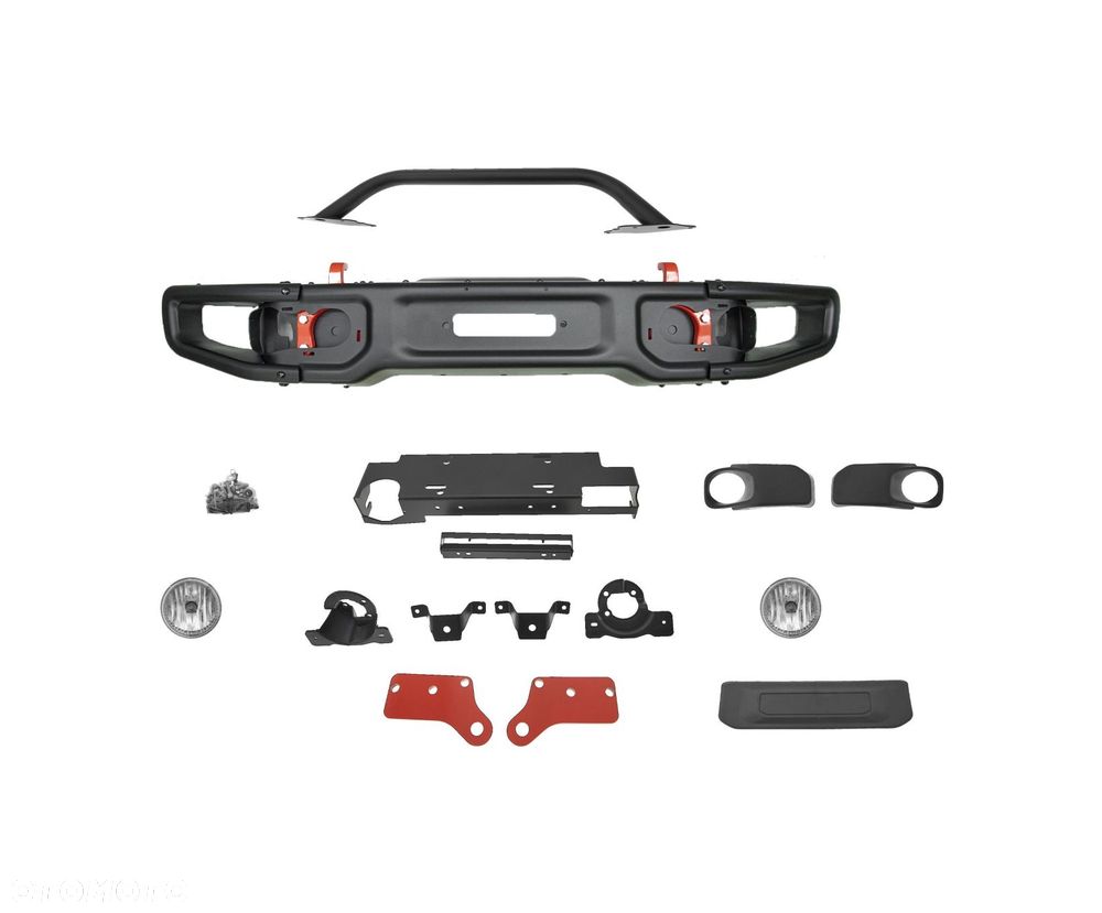 JEEP WRANGLER 2007 - 2018 PRZEDNI ZDERZAK (inne części: listwa błotnik grill lampa osłona) - 1