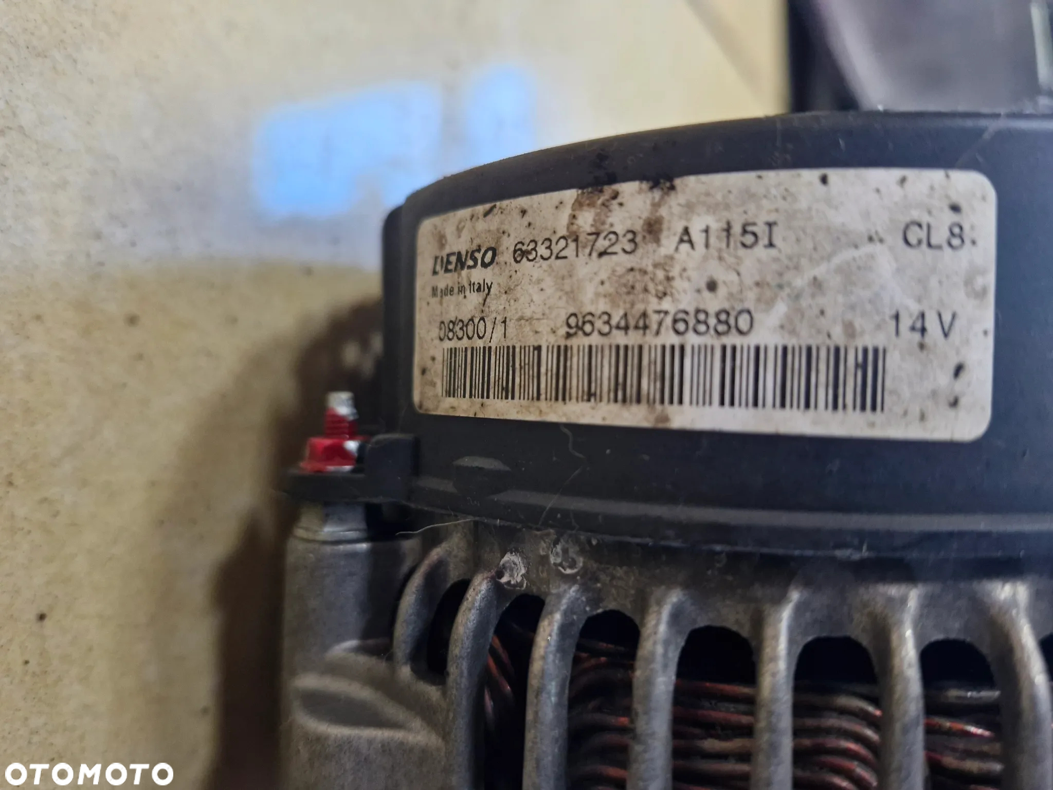 Alternator SAXO XARA 106 306 1.6 - DENSO 9634476880 - 3