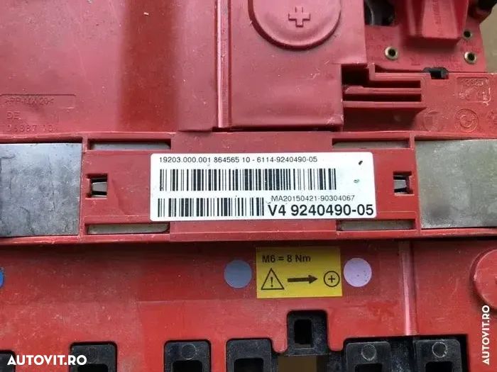 Bornă plus minus ibs bmw f10 F01 f30 baterie capsa 9217036 și 9253082 - 3