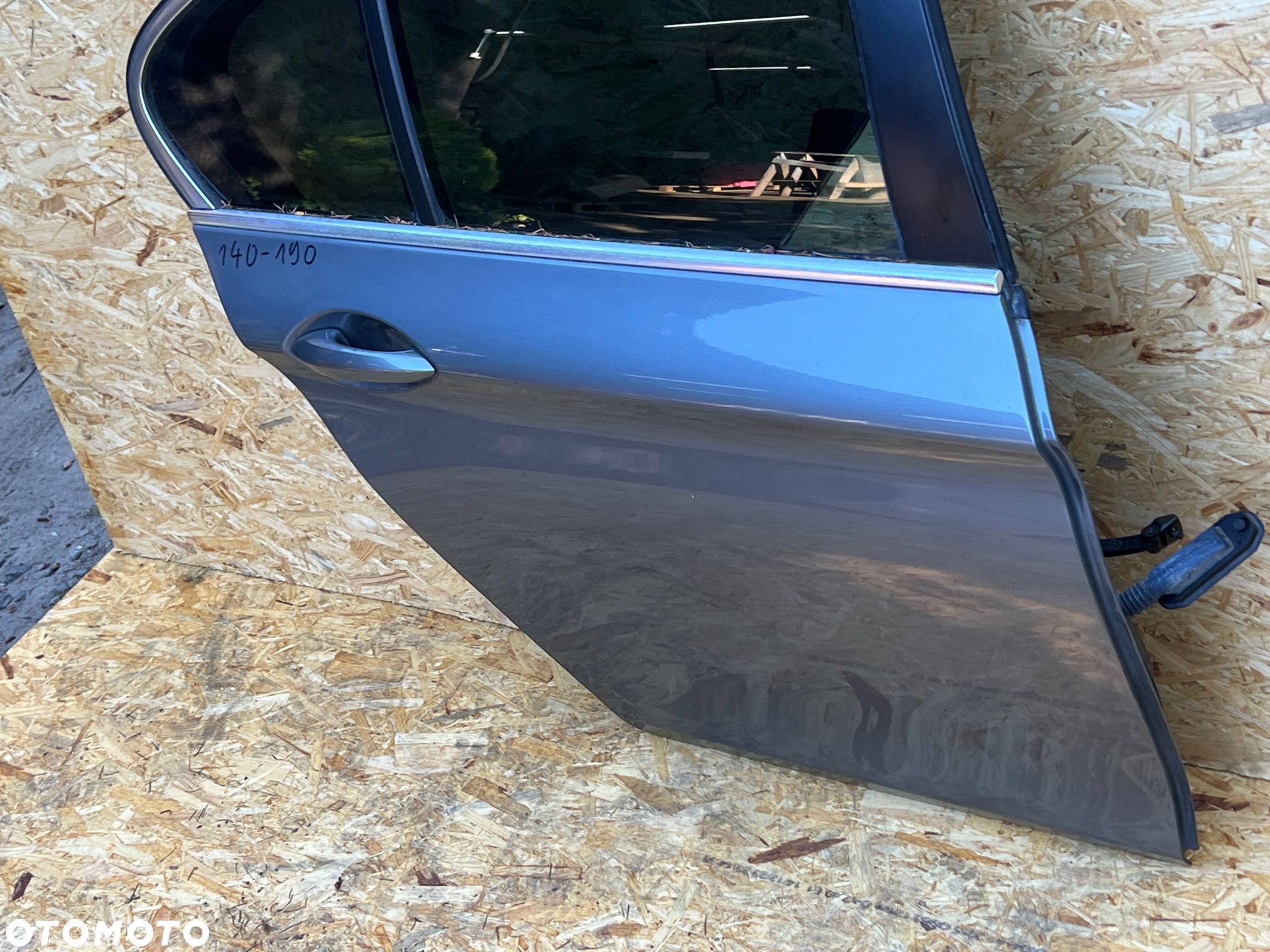 BMW 5 F10  DRZWI PRAWY TYŁ TYLNE PRAWE OE  A52 SPACEGRAU - 7