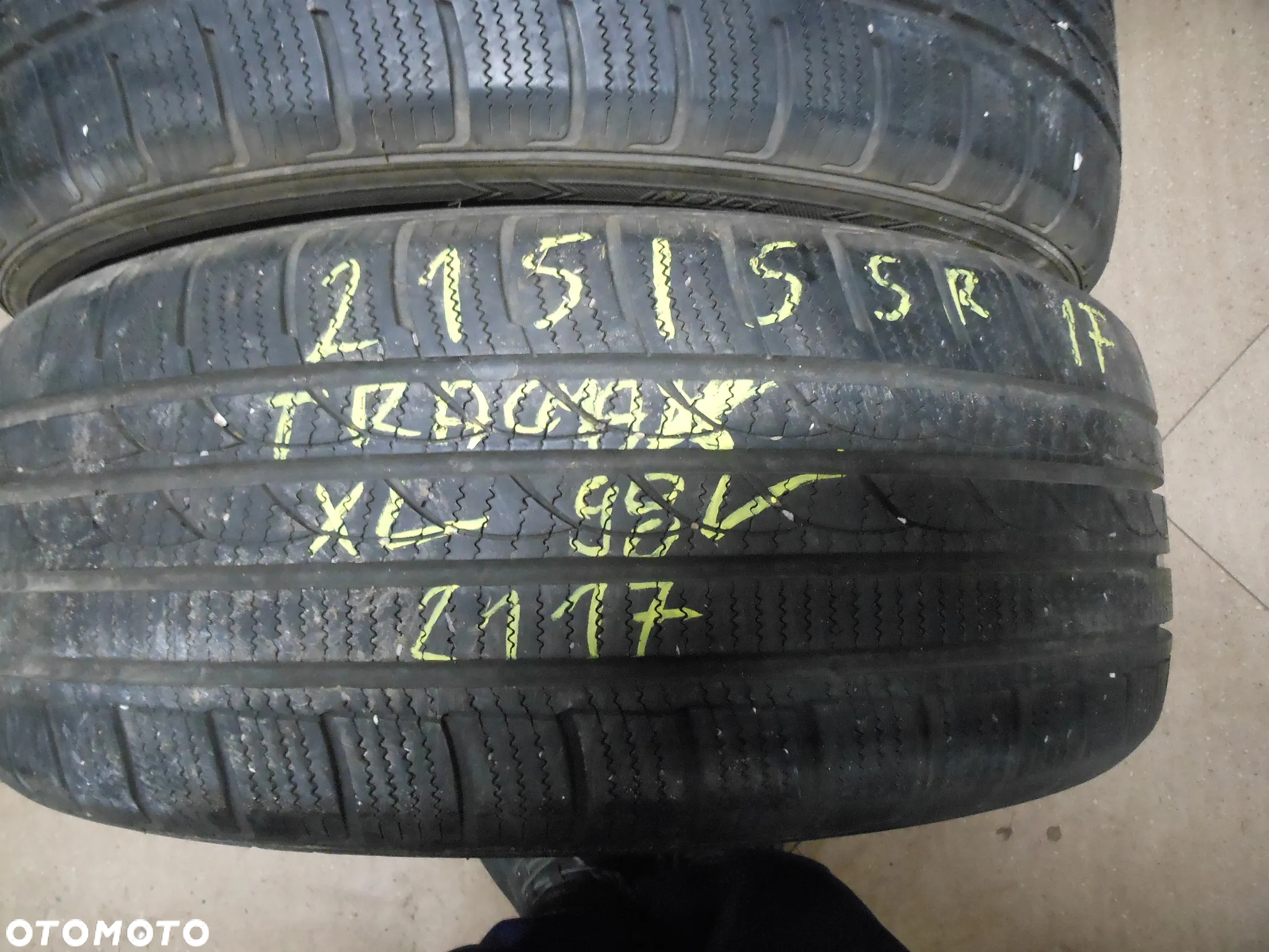 Opony 215/55r17 tracmax ice plus s210 7mm zima - 2