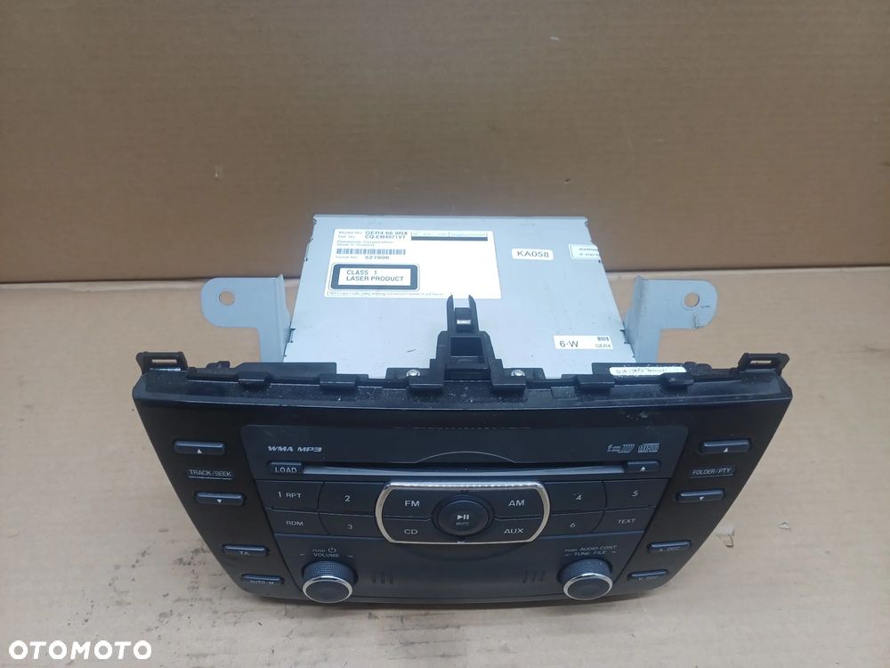 Radio Radioodtwarzacz CD Mazda 6 GH GER4669RX CQ-EM4971VT - 6
