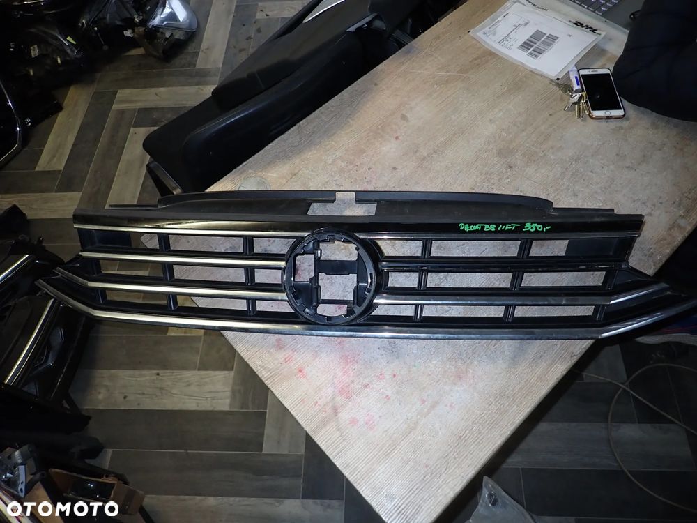 VOLKSWAGEN PASSAT B8 LIFT ATRAPA GRILL 3G0853651BL 3G0853651BM - 2