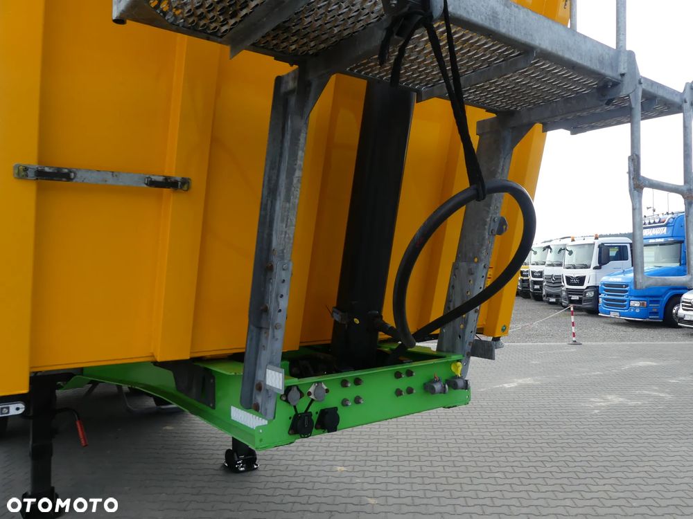 Mega WYWROTKA 50m3 / KLAPO DRZWI / 2 x SZYBER  / OŚ PODNOSZONA / - 13