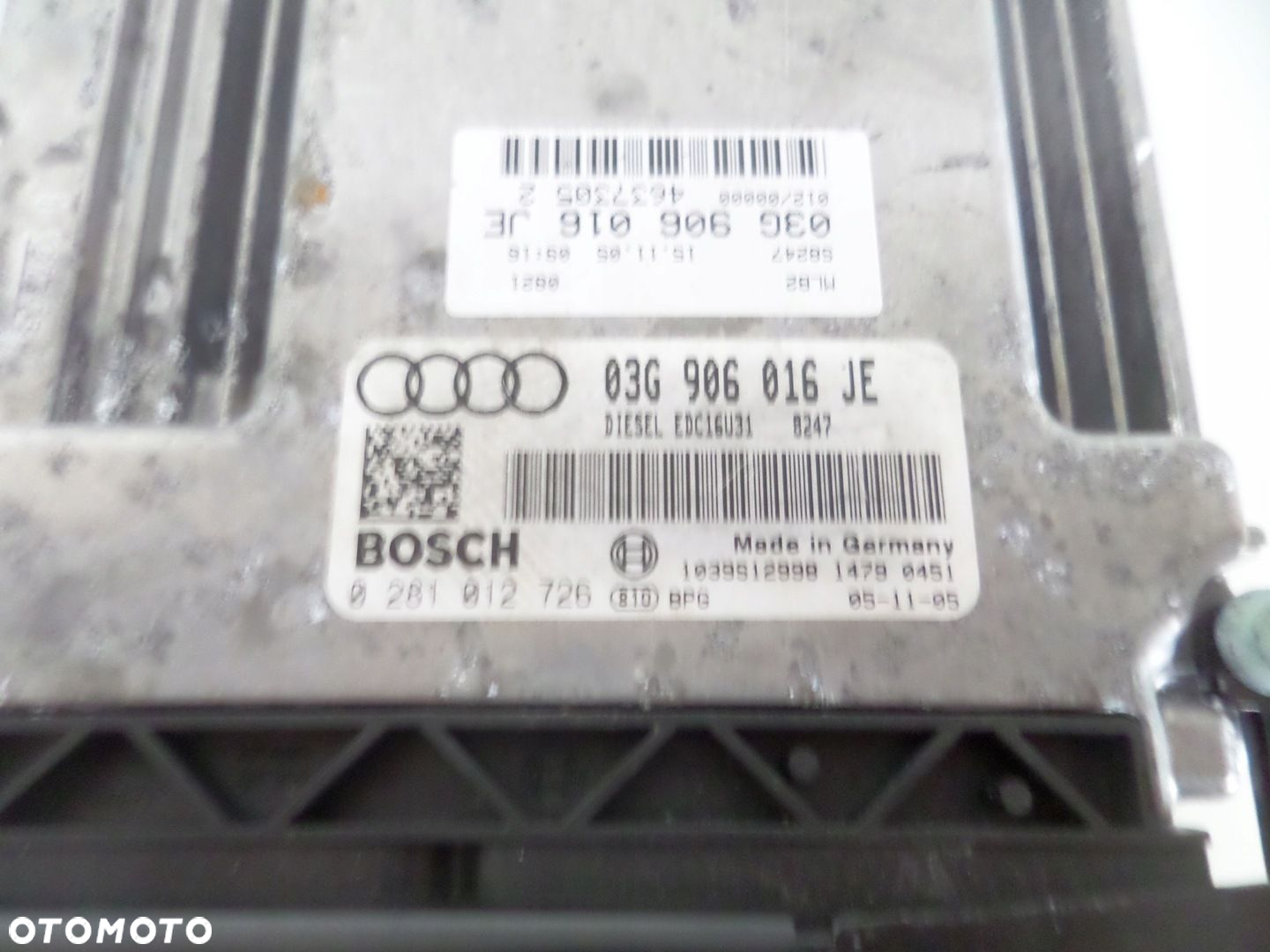 Komputer sterownik silnika AUDI A4 B7 04- 2.0TDI - 5