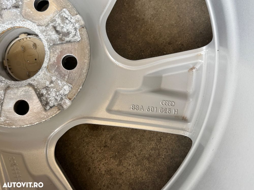 Vând jante originale Audi Q3-Q5 pe 18” cu anvelope de vară ca noi - 9