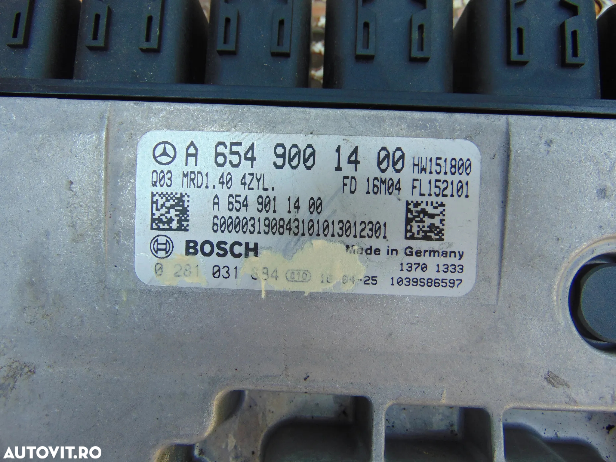 ECU Calculator motor Mercedes E Class w213 2.0 motor 2.0 euro 6 cod a6549001400 - 3