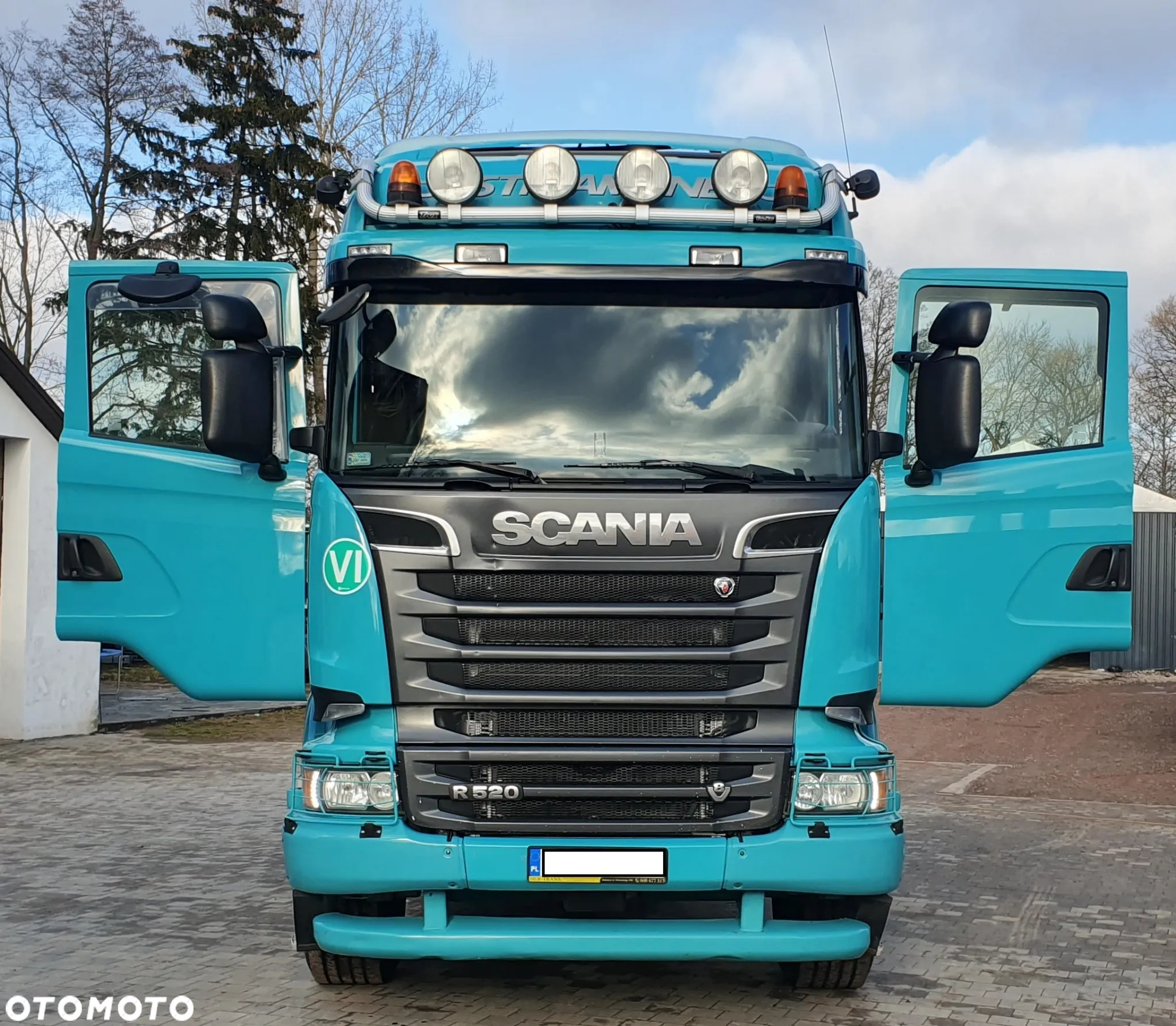 Scania R520 V8 DO DREWNA HIAB LOGLIFT - 9