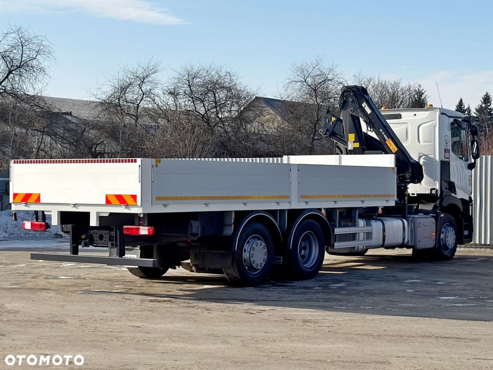 Renault T 380 * SKRZYNIA 6,75 m * HIAB 111 B - 2 HIDUO + PILOT * STAN BDB - 7