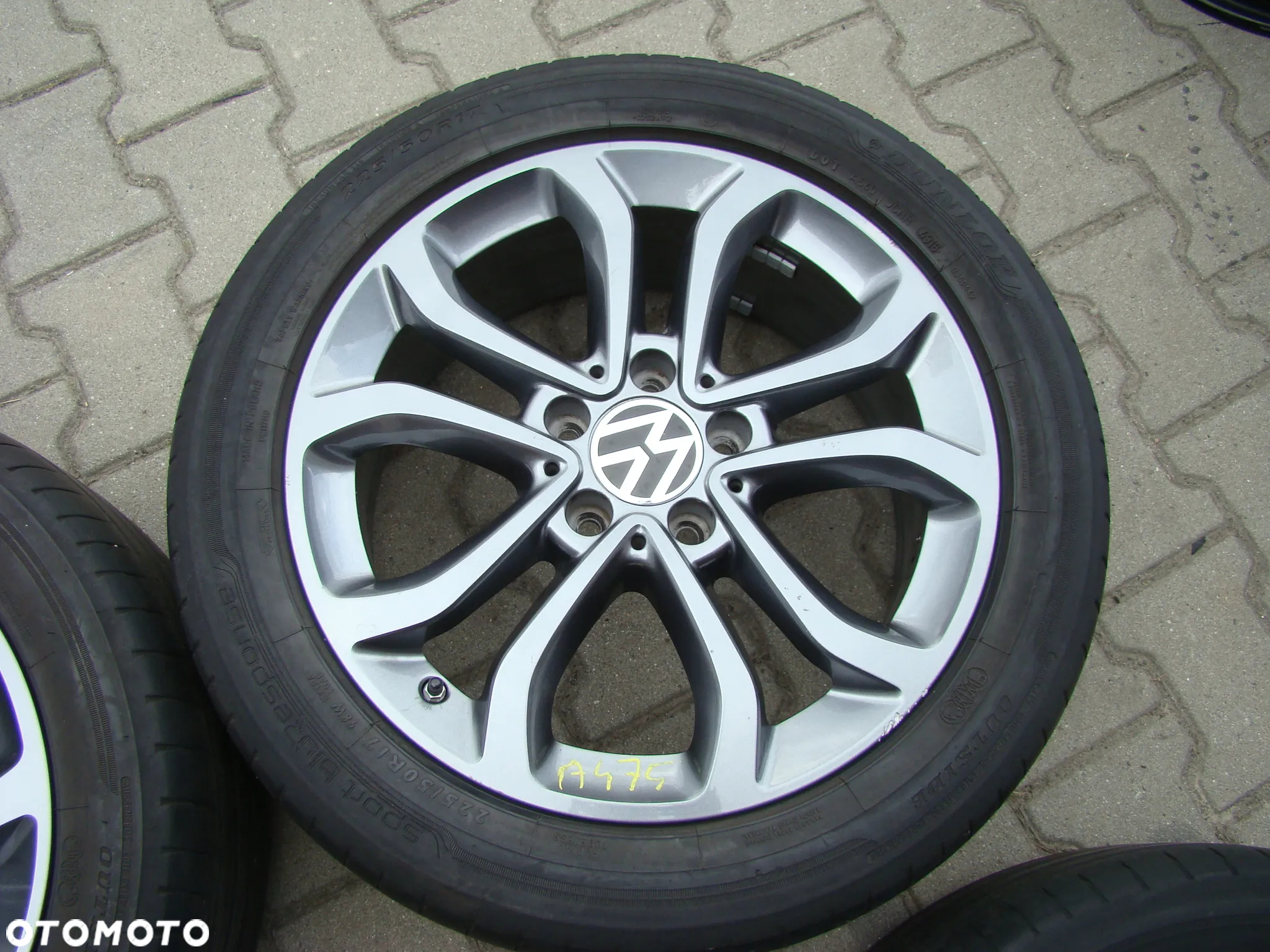 a475 5x112 VW Passat B7 B8 Beetle Jetta Touran Caddy 7jx17 Lato 225/50 - 4