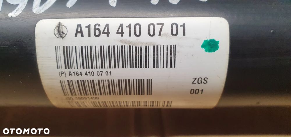 Wał napędowy przedni krótki Mercedes ML W164 3.0 CDI A1644100701 - 7