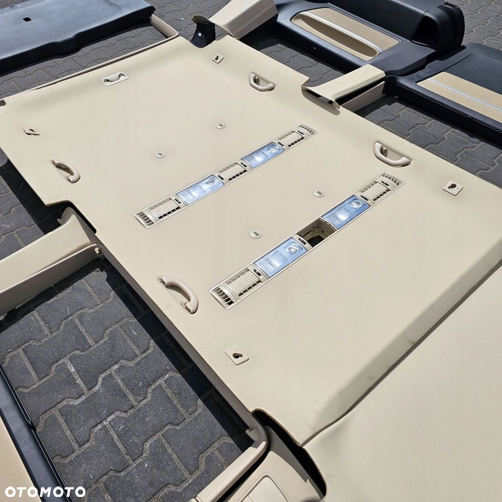 VW T5 T6 MULTIVAN HIGHLINE wnętrze podsufitka tapicerka słupek 2drzwi SKÓRA - 3