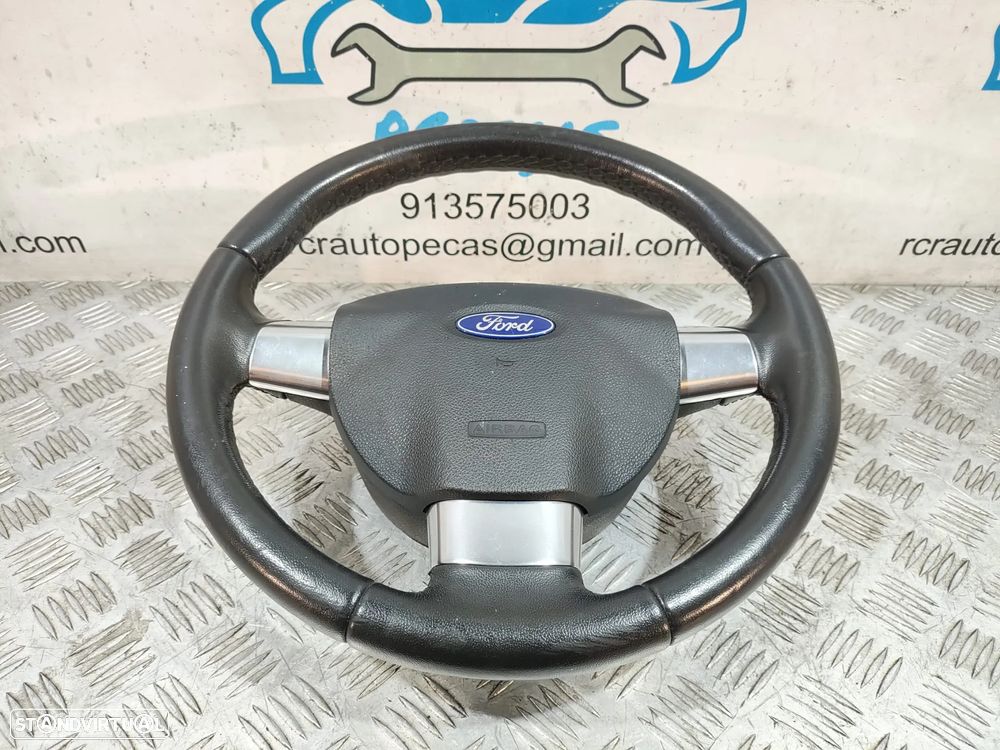 Volante Completo em Pele Ford Focus 2 Mk2 3 Braços - 6