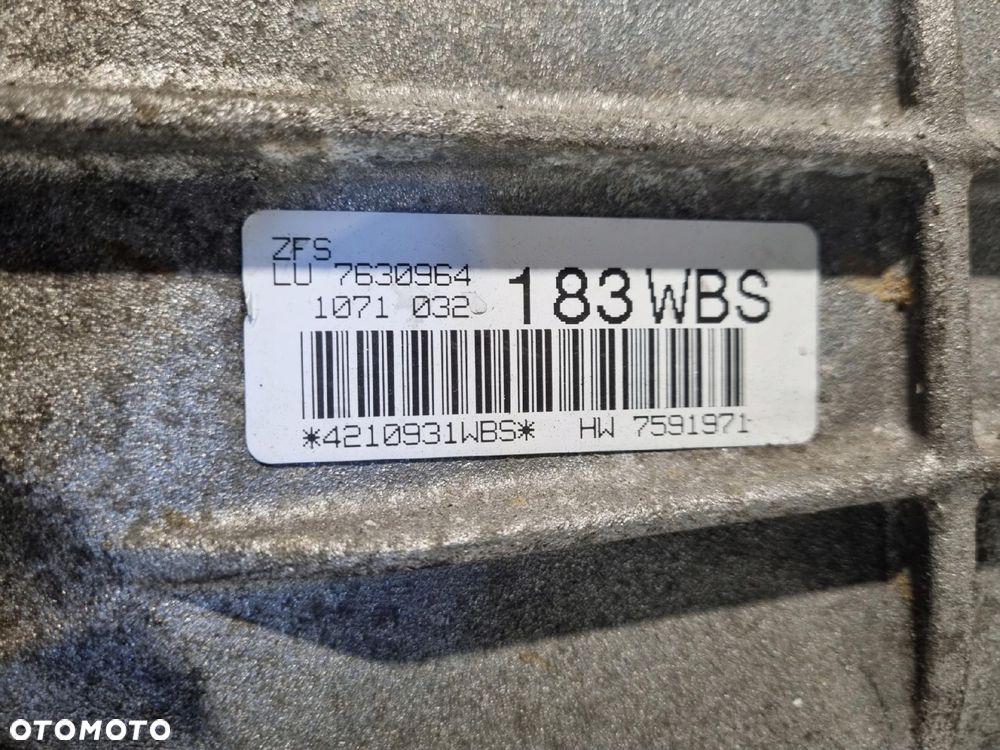 SKRZYNIA BIEGÓW 7630964 6HP-21 BMW E87 E91 E91 2.0 D DIESEL automatyczna - 2