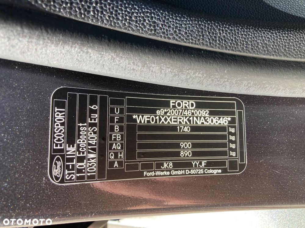 Ford EcoSport 1.0 EcoBoost ST-LINE - 26
