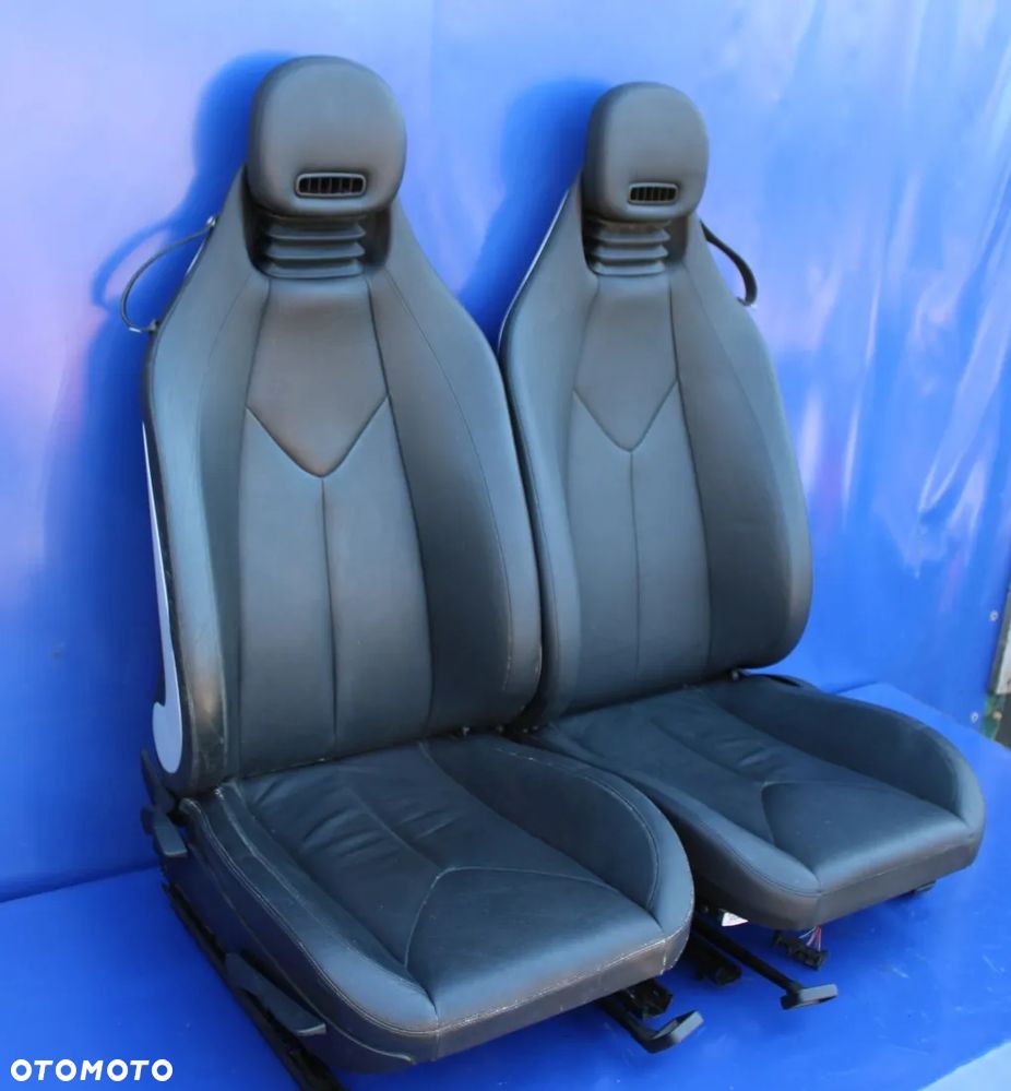 Fotele przednie grzane z nadmuchem Airscarf Mercedes SLK R171 W171 Anglik - 9