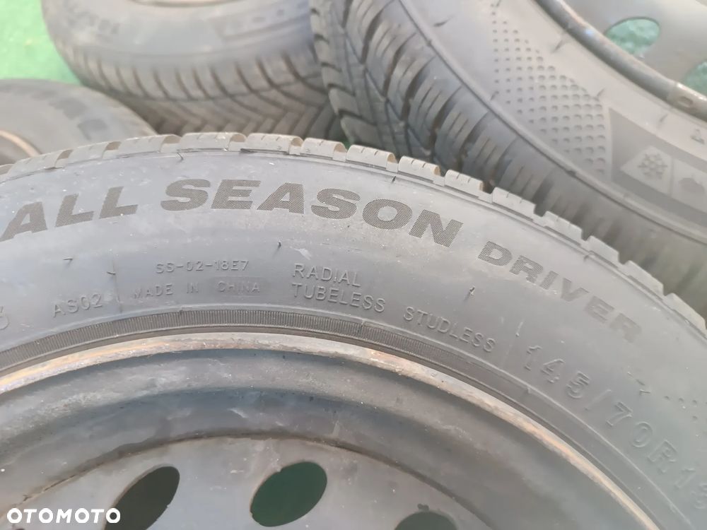 Fiat Seicento Koła Felgi Opony 145/70r13 Wielosezon Całoroczne Lato Zima 2023 - 6