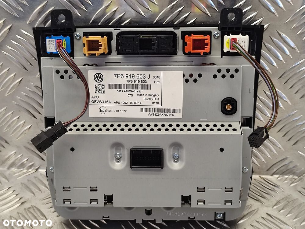 VW TOUAREG 7P 10-18R RADIO NAWIGACJA  7P6919603 J 7P6919603J - 2